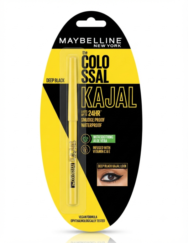 Maybelline New York The Colossal Kajal (Deep Black) 0.35 gm
