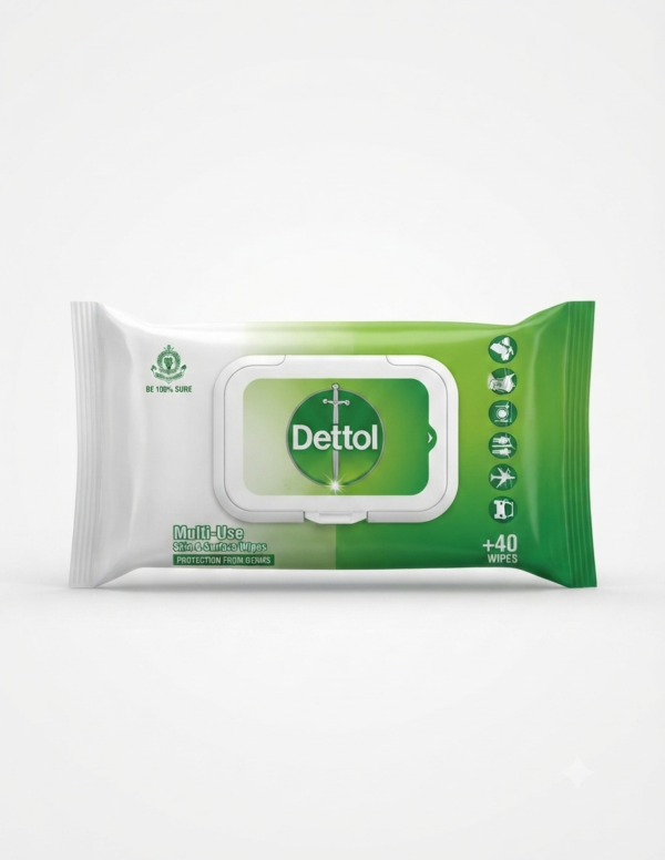 Dettol Disinfectant Sanitizing Wipes | 40 wipes