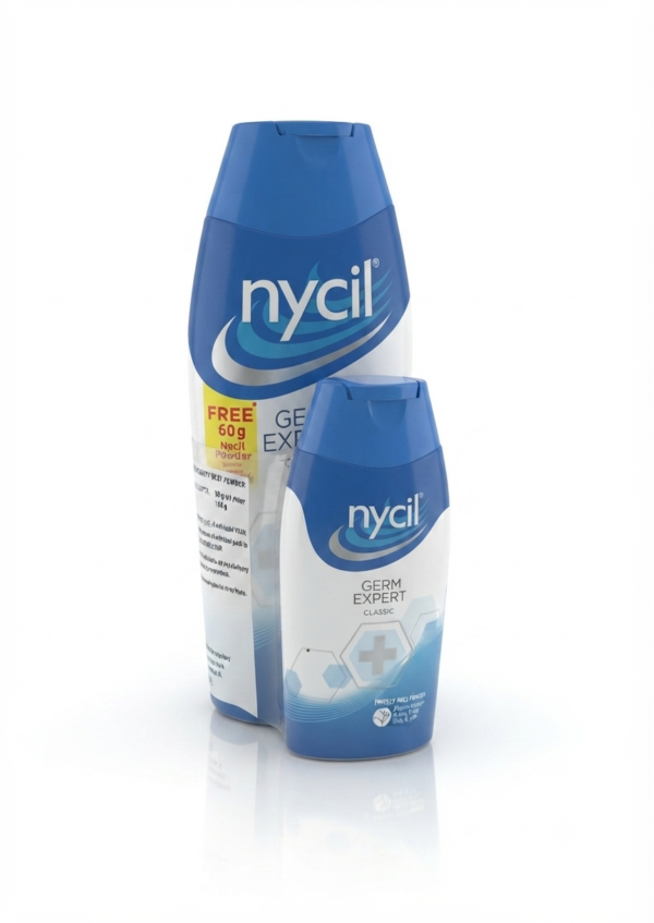 Nycil Germ Expert Cool Classic Prickly Heat Powder | 150 gm