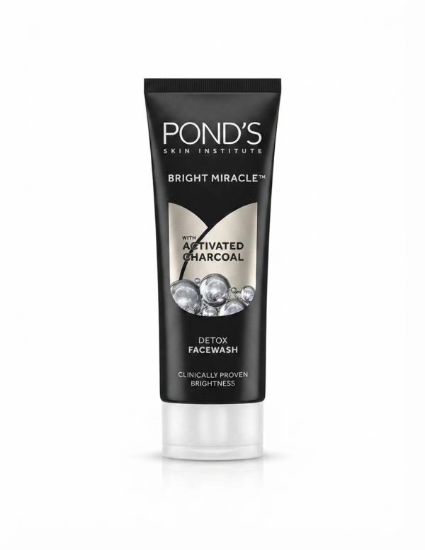 Pond's Bright Miracle Detox Facewash with Activated Charcoal | 100gm
