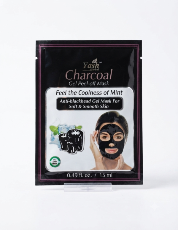Yash Herbal Charcoal Gel Peel-Off Mask