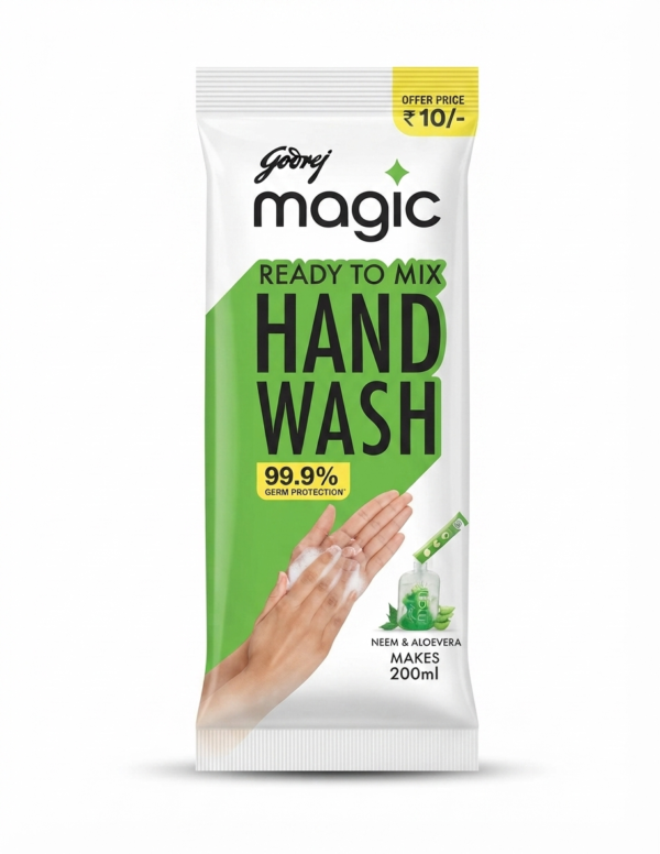 Godrej Magic Ready To Mix Hand Wash (Neem & Aloevera)