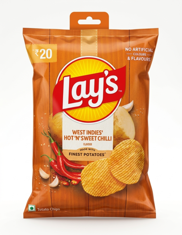 Lay's West Indies' Hot 'N' Sweet Chilli Potato Chips