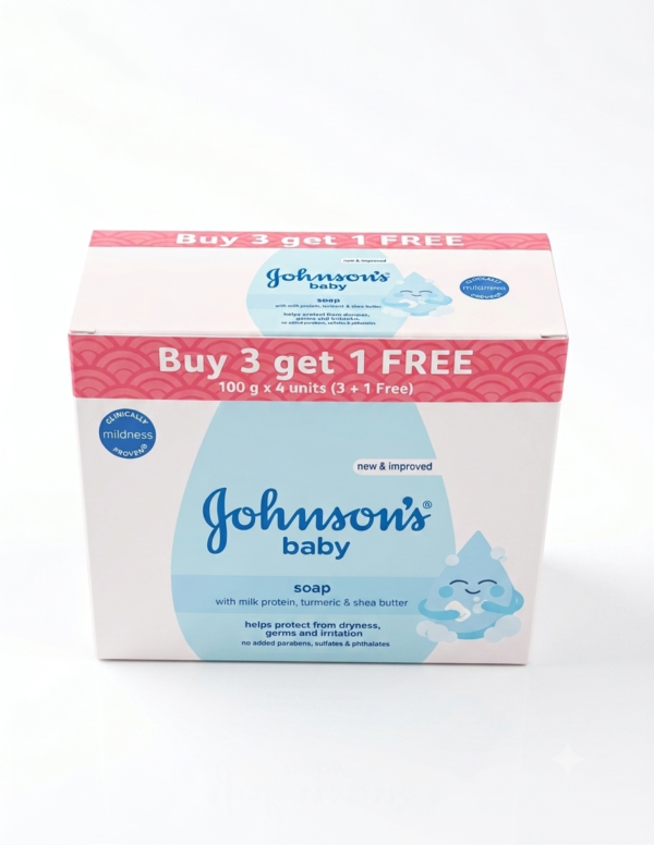 Johnson's Baby Soap - Buy 3 Get 1 Free (4 x 100g)