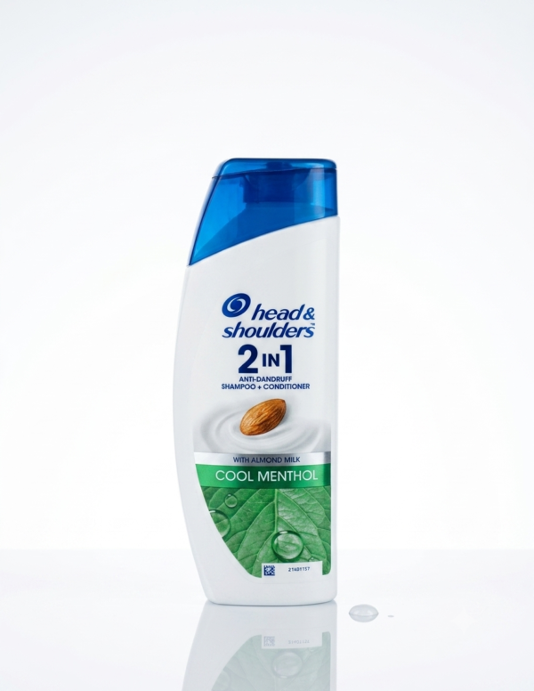 Head & Shoulders 2 in 1 Anti-Dandruff Shampoo + Conditioner - Cool Menthol (with Almond Milk)