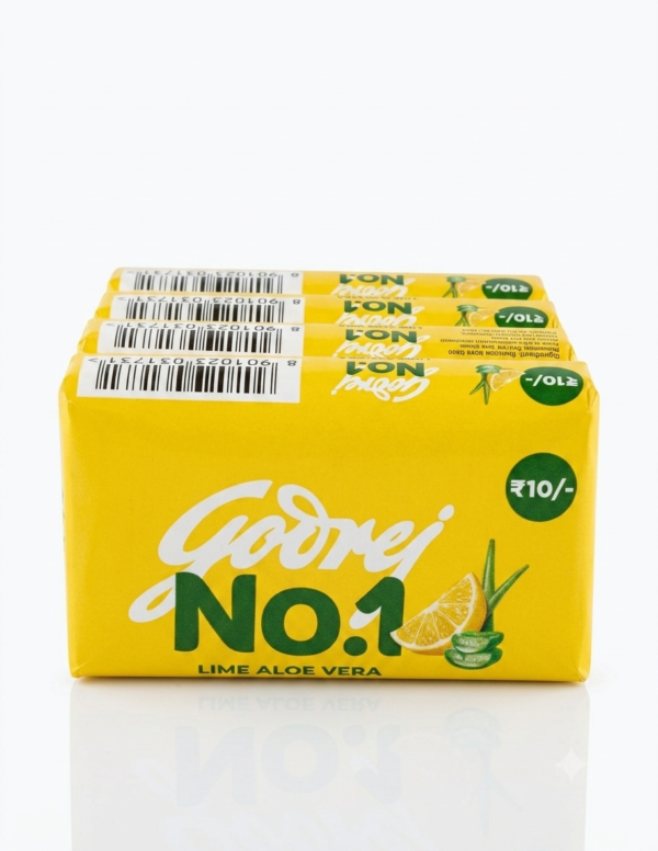 Godrej No.1 Lime Aloe Vera Soap - Multipack