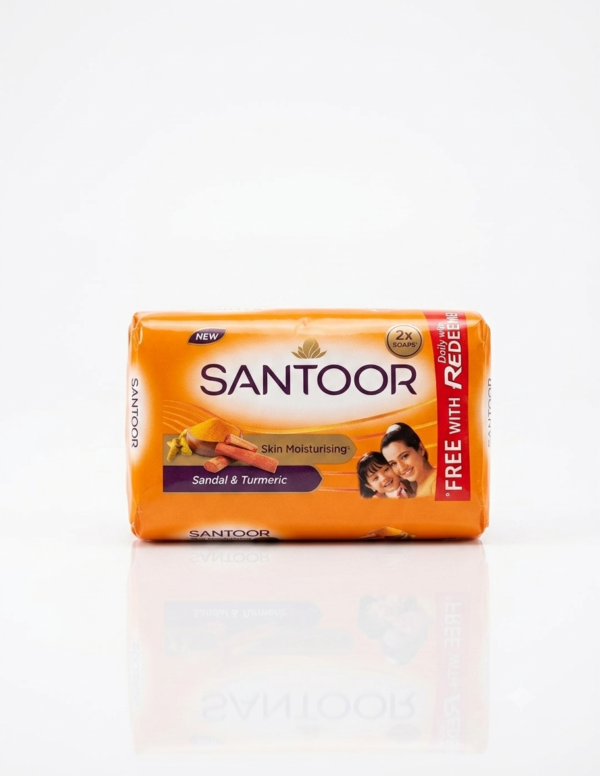 Santoor Skin Moisturising Soap (Sandal & Turmeric)